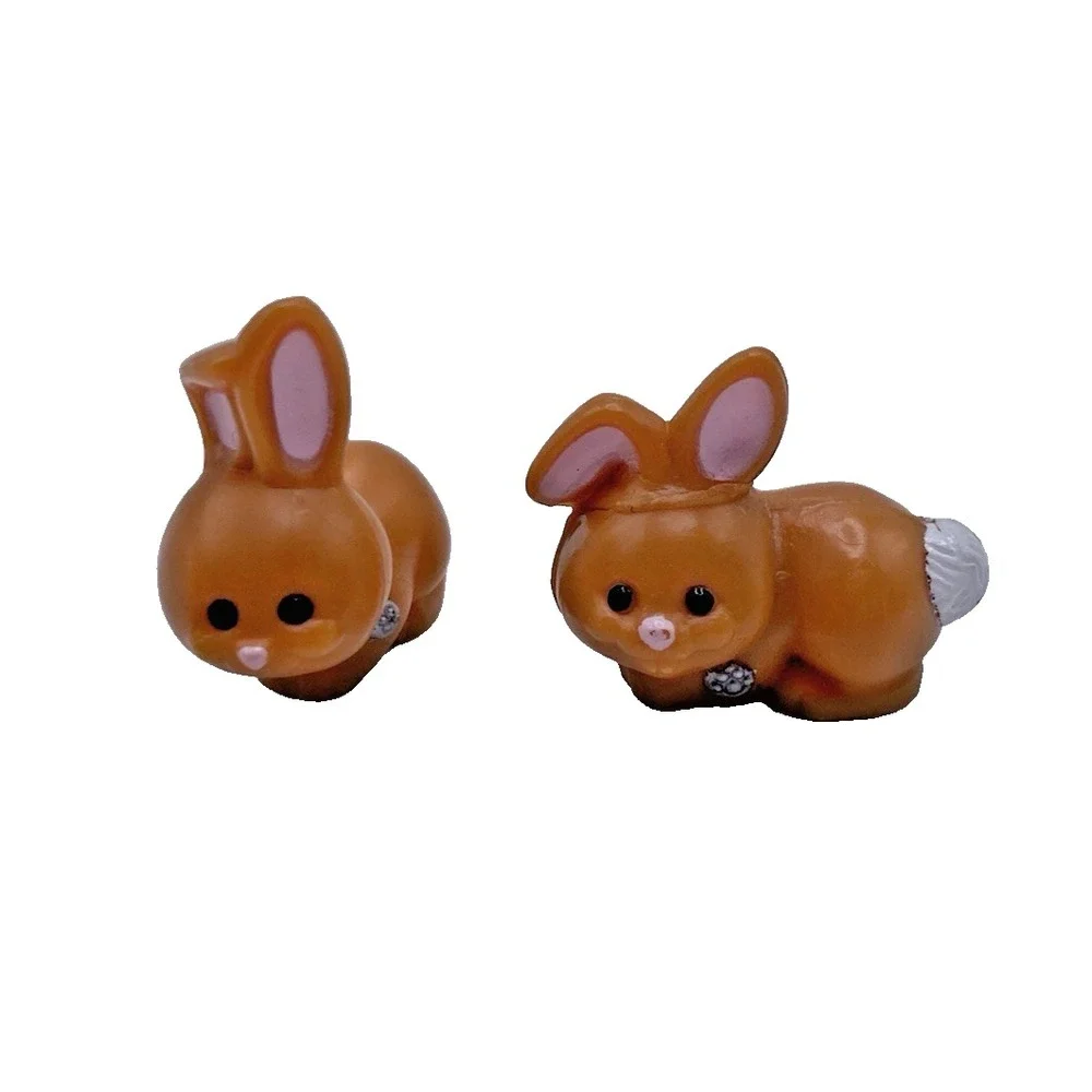 Vtg Kenner Tonka Littlest Pet Shop 1992 Baby Bunnies Lot of 5